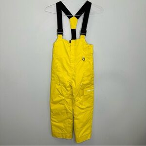 Obermeyer Kids Yellow I Grow System Snowboarding Ski Snow Bib Overalls Pants